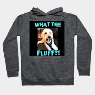 What The Fluff - Black Background Hoodie